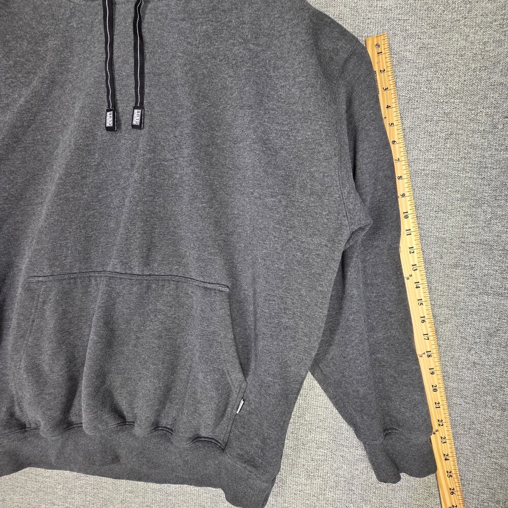 PRO CLUB MEN’S HEAVYWEIGHT 13oz COTTON PULLOVER HOODIE – DARK GRAY – SIZE 2XL - Picture 9 of 9